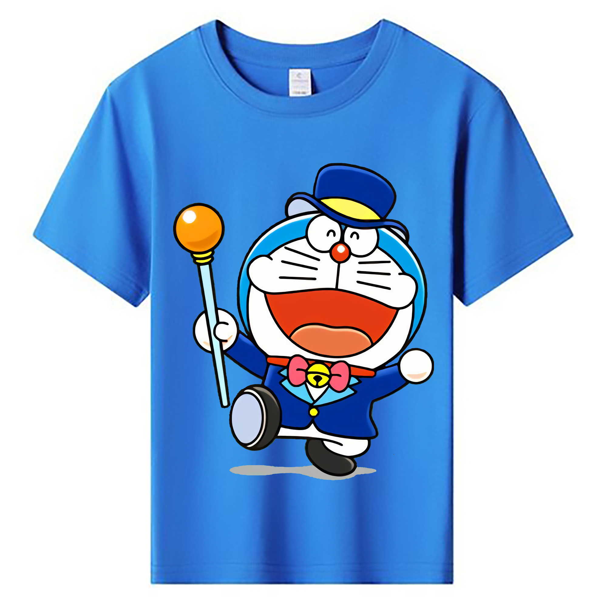 （画像用） ドラえもん Doraemon 綿100％キッズTシャツ（フロントプリント）